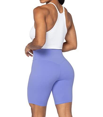 Image of Sunzel No Front Seam High Waist Biker Shorts for Women, Squat Proof Yoga Workout Gym Bike Shorts | 3, 5 Or 8-Inch Inseam, High Waisted, Tummy Control, No Front Seam, Buttery Soft, Compression Fit, Squat Proof