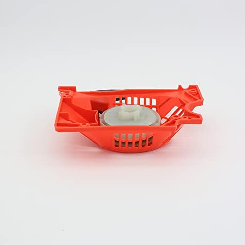 Miniatura 6 de Motosierra de repuesto fácil de arrancar con dos poleas de arranque de retroceso de resorte compatible con piezas de herramientas de jardín 4500