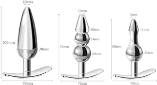 anale plug pour femme Homme Femme PlUġ Anàlé Vîbrant Toy Acier Inoxydable Debutant XL,Petit Vībrọ-mạsșẹur Homme a-n-u-s Puissant Amàl Plug