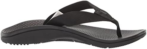 Chaco Men's Classic FLIP Flop, Solid Black, 8 | Image 5