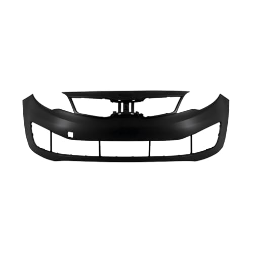 Image of FitParts Compatible with Kia Rio 2012-2015 Front Bumper Cover | Primed, With Fog Light Holes, Without Parking Sensor Holes, Sedan, Ready to Paint, OEM 865111W000, KI1000159