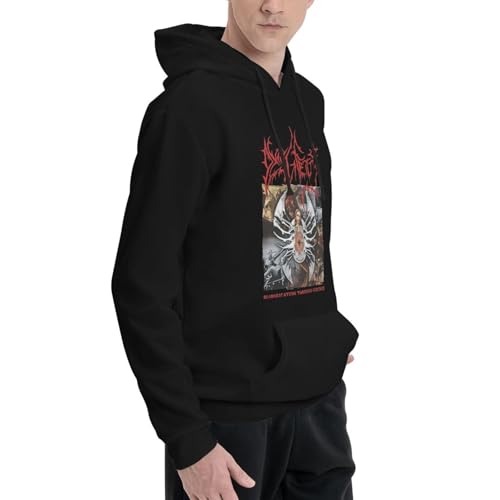 Dying Music Fetus Men's Hoodie Pullover Tops Sweatshirt Long Sleeve Graphic With Pocket2