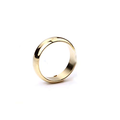 Enjoyer 1PC PK Ring Strong Magnetic Ring for Professional Magician Stage Magic Tricks Props Accessory (Gold,20MM)