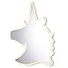 FOMIYES Acrylic Wall Mirror Sticker Unicorn Shaped Wall Mirror Removable Mirror Wall Decoration for Home Living Room Bedroom Decor