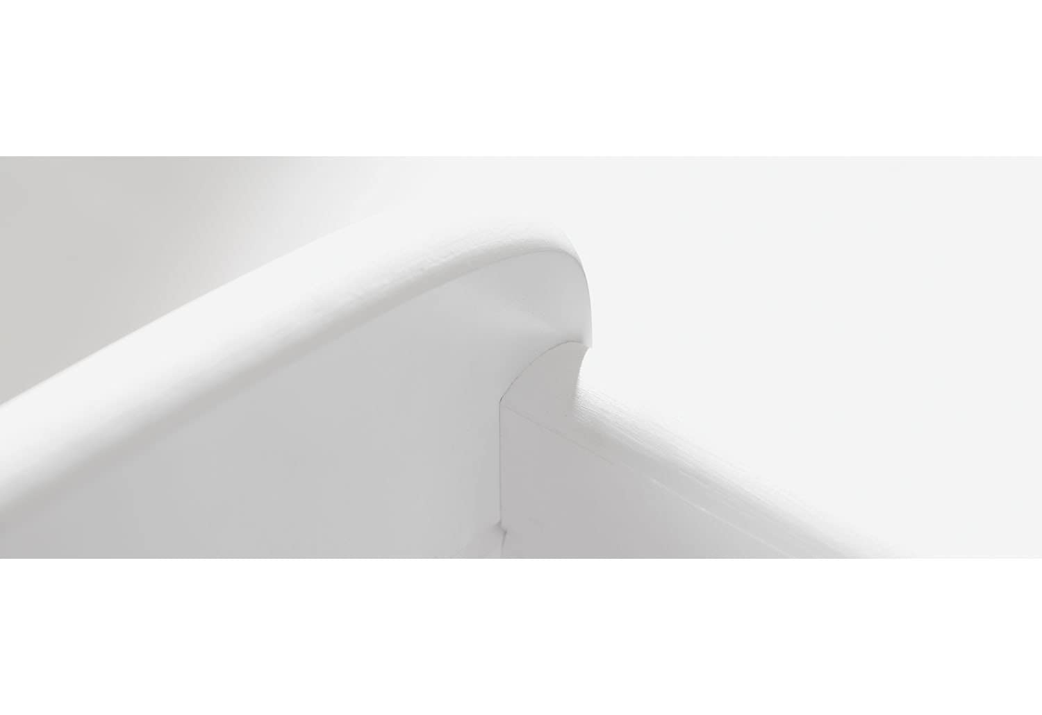 Pinolino Cama de bebé "Viktoria", para colchón de 70 x 140 cm, 3 barras extraíbles, parcialmente maciza, blanca, convertible en cama de adolescente, regulable en altura