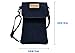 Tainada Crossbody Travel Phone Bag for Women, Small Shoulder Smartphone Touchscreen Wallet Purse Clutch Pouch w/Detachable Strap for iPhone 16/15 Pro Max; Google Pixel 9 (Feather Pattern Navy Blue)