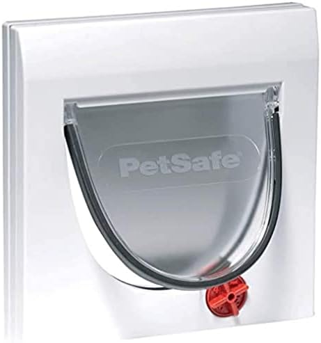 PetSafe Staywell 4 Way Locking Classic Cat Flap, Tunnel Included, Easy Install, Durable, Pet Door for Cats