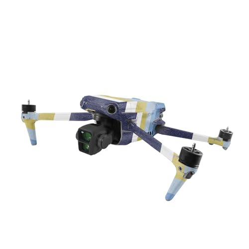 Image of MightySkins Glossy Glitter Skin Compatible with DJI Air 3 - Cool Stripes | Protective, Durable High-Gloss Glitter Finish | Easy to Apply