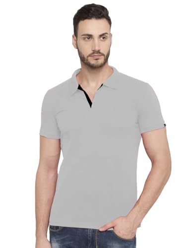 Image of Status Quo Men's Polo T-Shirt | Rich Cotton Blend | Slim Fit | All Day Comfort | Contrast Inner Placket | Polo Collar