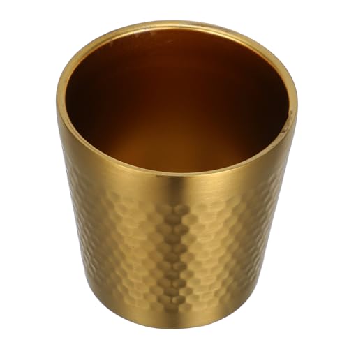 EXQUIMEUBLE Tazón De Afeitar Inoxidable Hombres Recipiente Reutilizable Diseño Elegante y Capacidad De Herramienta De y Práctica Para
