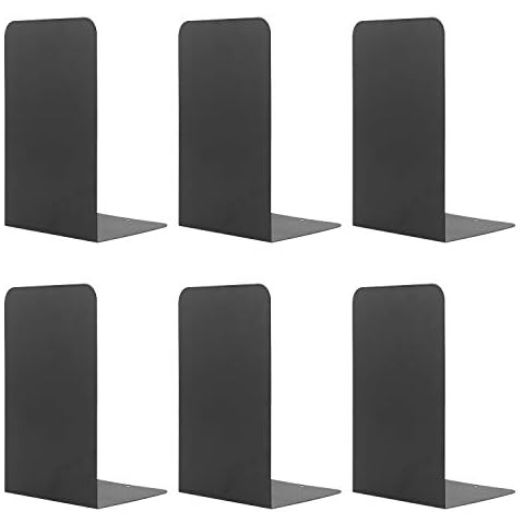 MSDADA Heavy Duty Metal Bookends for Shelves Cover