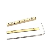 Kaynes 42mm Adjustable Guitar Nut - Brass Metal Electric Guitar Height Adjustable Nut for Fender Telecaster Tele TL Stratocaster Strat ST Style Electric Guitar