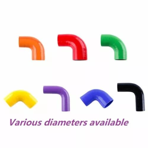 LUXERAD,Silikon Kupplungsschlauch Luftschlauch, ID38mm Gerader Silikonverbinder, Innendurchm 38mm,Länge 76mm, 4-lagig,Turborohr Schlauch,Turbo Ladeluftkühler Ansaugleitung