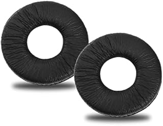 1 Pair Earpads Replacement Black Ear Pad in Leather Foam Ear Cushions Soft Headphones Pads Compatible with Sony MDR ZX100 ZX300 V150 V250 V300 V200 Earphones
