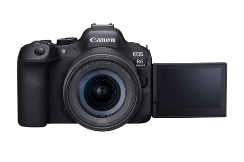 Canon EOS R6 Mark II 24. 2 MP Mirrorless Camera with RF24-105mm f4-7.1 is STM Lens Kit (Black) view 1