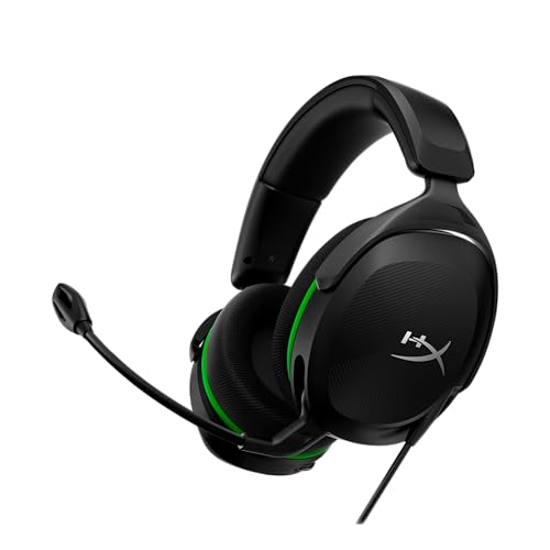 HyperX CloudX Stinger 2 Core – Gaming-Headset für Xbox, Leichtes Over-Ear-Headset mit Mikro, Stummschaltung durch Wegklappen des Mikrofons, 40 mm-Treiber