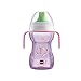 MAM Vaso Fun to Drink D121 - Vaso de Aprendizaje con Boquilla y Tapa para Bebés a partir de 8 meses 270ml - Rosa