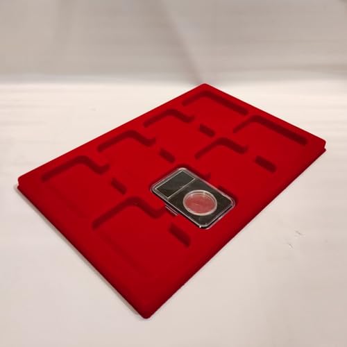 Bandeja Masterphil en flocado rojo para losas SLAB