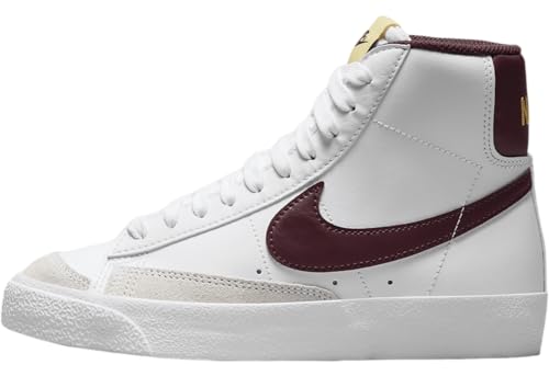 Nike Scarpe da corsa Free Rn 2018 da uomo, Bianco/Oro Saturno/Borgogna Crush, 6 Big Kid