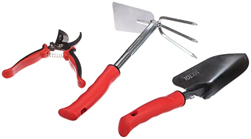 Kit outils de jardinage 3 pièces pour amender une terre compacte