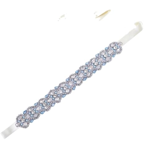 Women's Rhinestone Formal Belt, Hand-Beaded Wedding Belt, Perfect For Bridal Evening Dresses