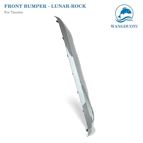 Image of Front Bumper Lower Valance Panel Skid Plate Black Compatible with 2016-2023 Toyota Tacoma - Replaces Part 53911-04210 TO1095205 (Lunar Rock)