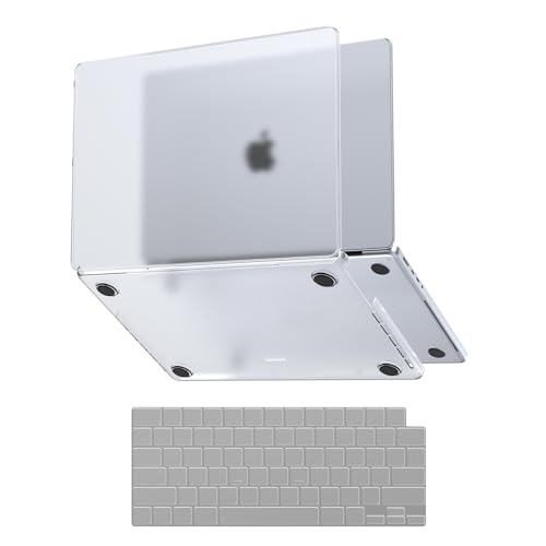 Image of Soonjet for MacBook Pro 14 inch Case | M5 M4 M3 M2 M1 Pro /Max 2026-2021 | Same as Bare-MacBook | Hard Shell + Laptop Keyboard Cover | Transparent Clear