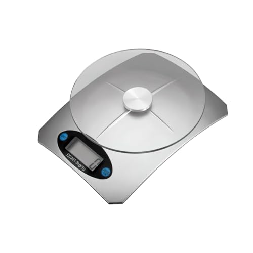 LACOR 61725 - Bascula SobreMesa De Cristal 5kg - Menaje Profesional