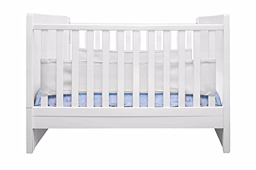 Tela Protetora de Berço Air Baby, Kababy, Branco, Kababy, Branco