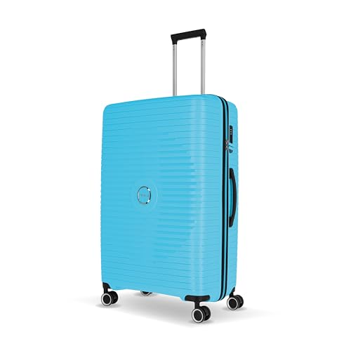 Travelite Hartschalen Koffer groß, 4 Rollen, ORBITA, Trolley mit bruchsicherer Schale und praktischer Inneneinteilung, TSA Schloss, 77 cm, 103 Liter