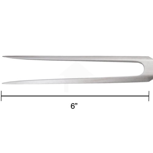 Wusthof CLASSIC Straight Meat Fork, Black, Stainless Steel