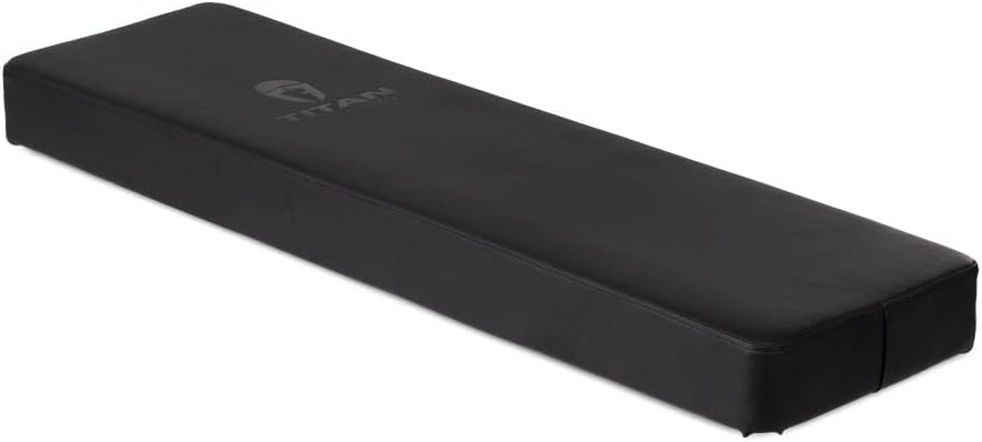Titan Fitness Hefty Replacement Pad, Competition Flat Bench, Extra Wide Pad, Enhanced HeftyGrip Vinyl, Weight Training Utility Flat Bench Padding
