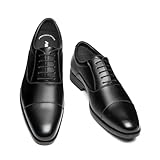 [Poerkan] 走れる ビジネスシューズ メンズ ビジネス スニーカー 革靴 制菌 消臭 歩きやすい 仕事 紳士靴 防水 晴雨兼用 スーツ 靴 疲れにくい ウォーキング ドレスシューズ オールシーズン 通勤 フォーマル くつ ブラック 26.5cm