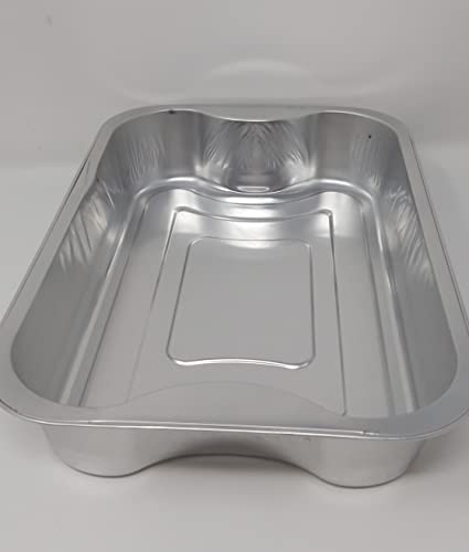 Bandeja de horno asador rectangular de aluminio con asas 29 x 19 cm 6