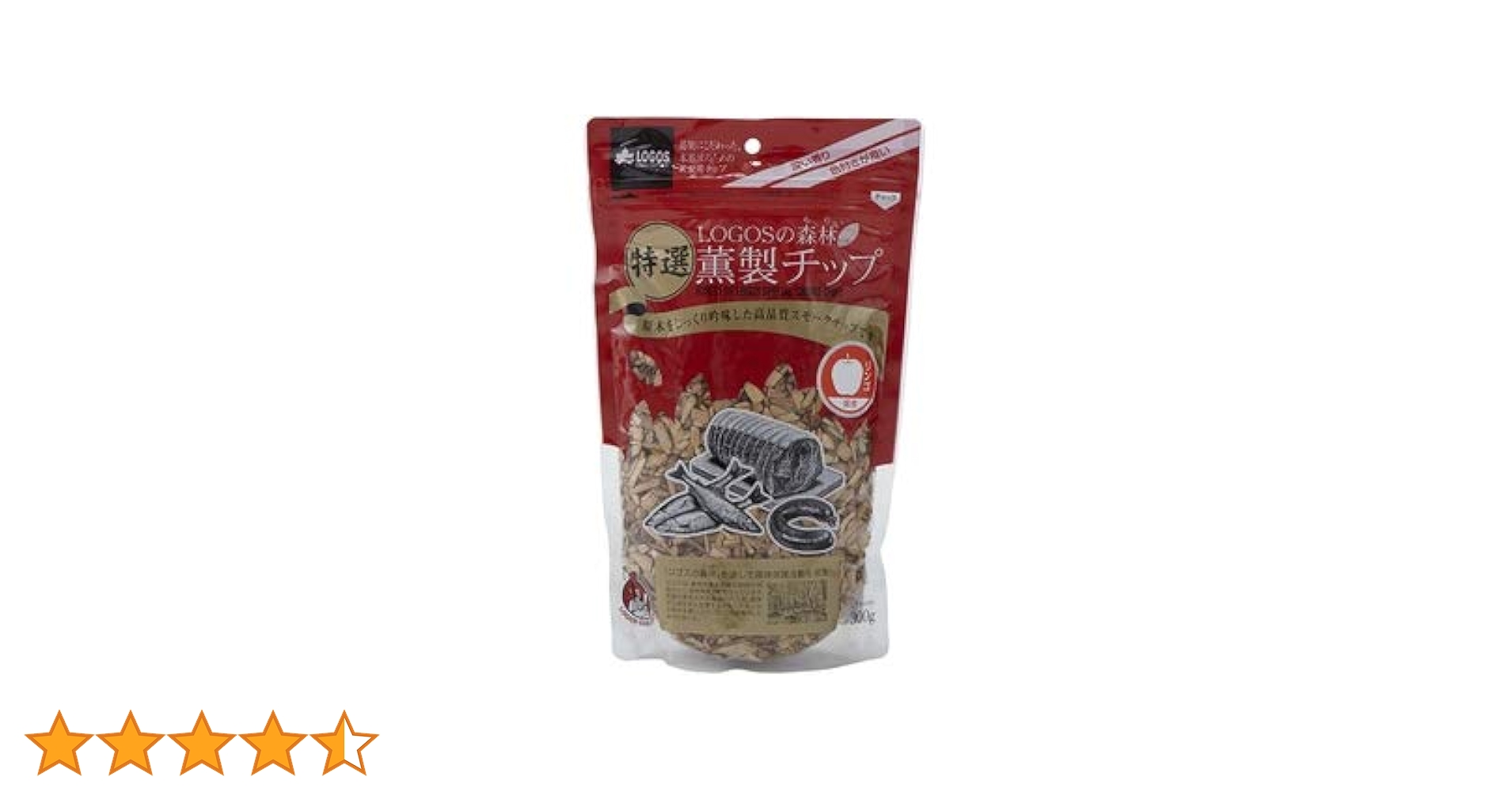 (未使用･未開封品)　ロゴス LOGOSの森林 特選薫製チップ300g (リンゴ) 81066203 kmdlckf Amazon | ロゴス LOGOSの森林 特選薫製チップ300g (リンゴ