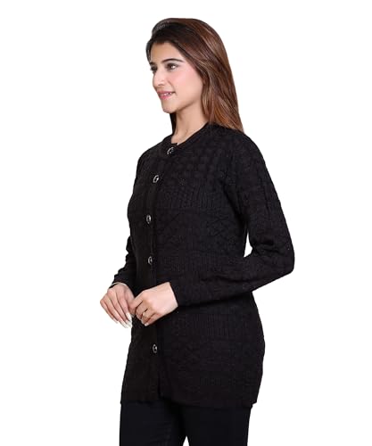 Image of Grand Line Winter wear Acrylic Lady Cardigan /Sweater for Casual and Evening outings
