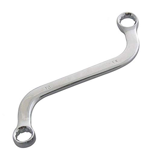 Doppel-Ringschlüssel langer Schraubenschlüssel 8-22mm CV-Stahl S-Form C-Form Gekröpft Ratschenschlüssel Gebogen Schraubenschlüssel 1 Doppel-Ringschlüssel langer Schraubenschlüssel 8-22mm CV-Stahl S-Form C-Form Gekröpft Ratschenschlüssel Gebogen Schraubenschlüssel