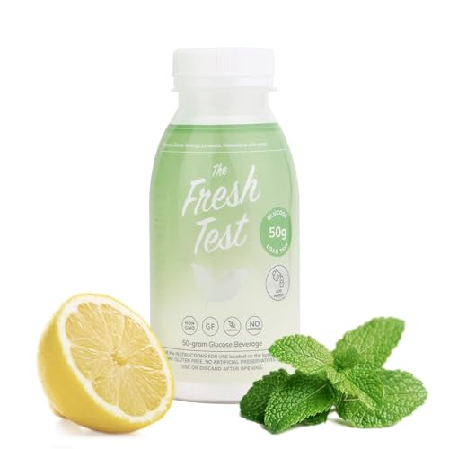 The Fresh Test 50-gram Bottled Powder Drink Mix | Additive-Free Non-GMO Organic Ingredients | Mint Lemonade