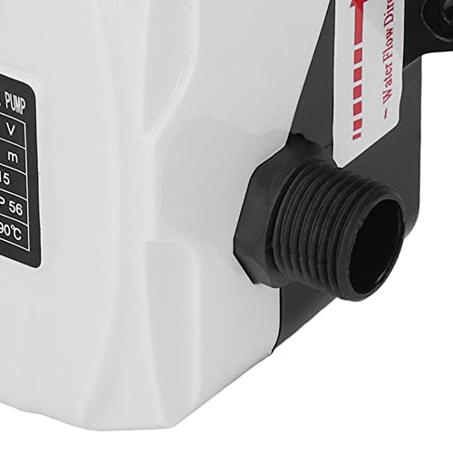 Bomba de Refuerzo de Presión de Agua, Bomba de Refuerzo Automática para el Hogar con Núcleo de Latón, Enchufe de la UE AC100 a 240V Compacto