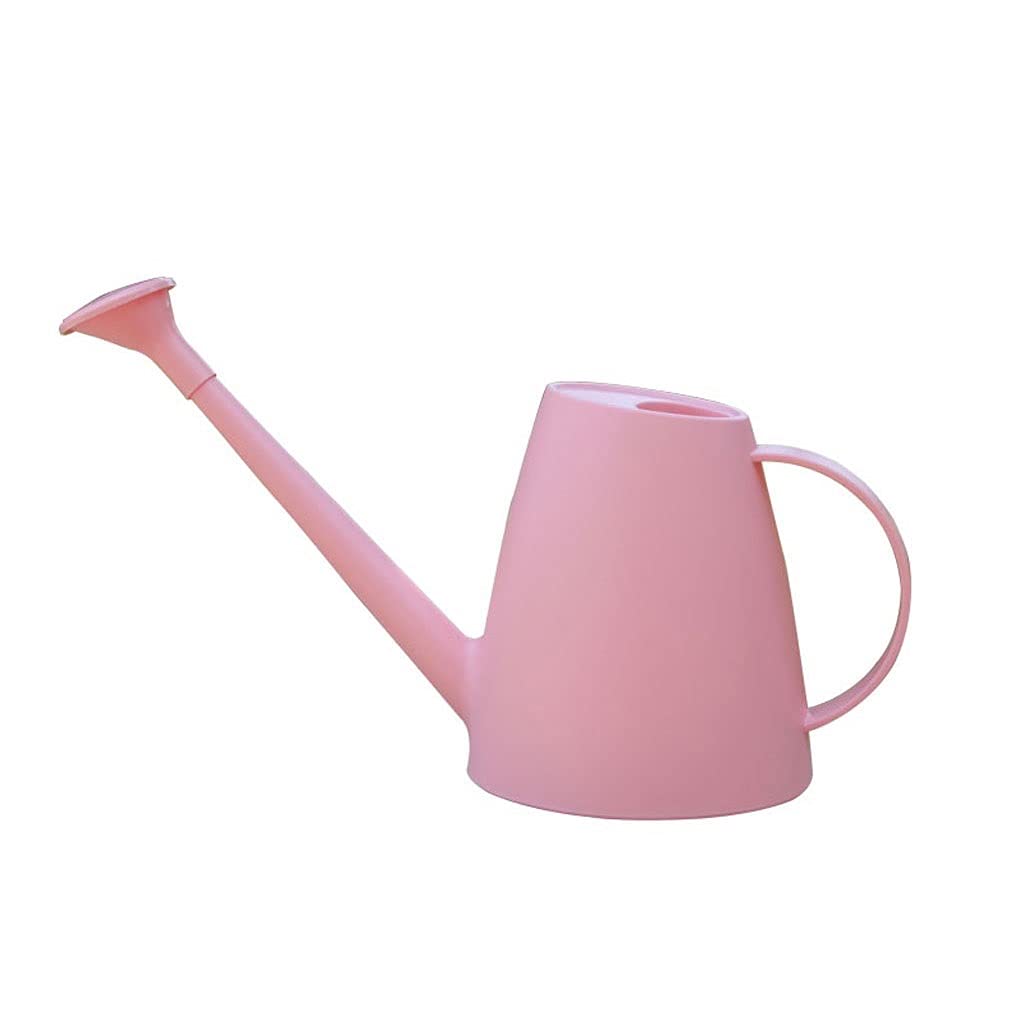 Konewka ogrodowa konewka do roślin wewnętrznych 1,8 l / 0,47 konewki GAL, z tworzywa sztucznego, długa doniczka bębnowa do domku ogrodowego, biura, kwiatów, szara do roślin domowych (kolor