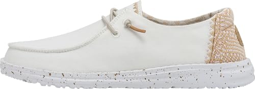 Image of HEYDUDE Women's Wendy Chambray | Women's Shoes | Women's Lace Up Loafers | Comfortable & Light-Weight