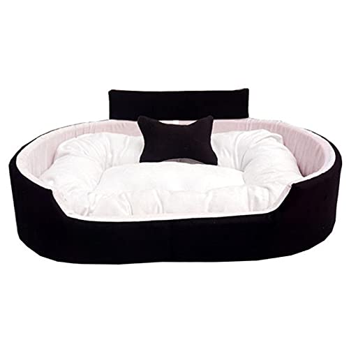 Little Smile Luxurious Bed for Dog and Cat Export Quality,Reversible Super Soft. (Black - White - 6) (B09B4FV8VY) Amazon Price History, Amazon Price Tracker