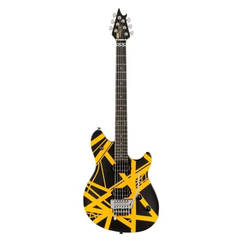 EVH/Wolfgang Special Striped Series Ebony Fingerboard Black and Yellow C[uCGC`
