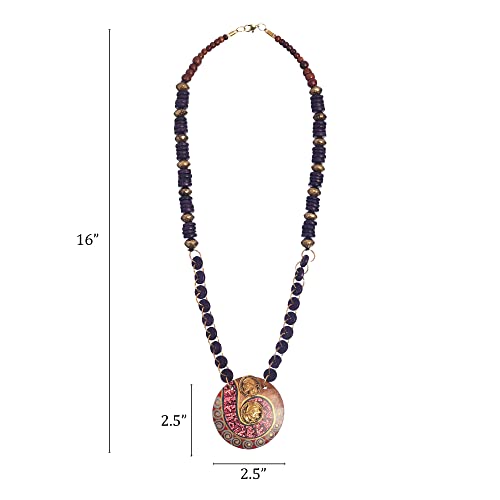 Image of AAKRITI ART CREATIONS Handcrafted Tribal Dhokra & Royal Brass Necklace Collection | Queen, Cleopatra & Heritage-Inspired Statement Jewelry | Artisan Ethnic Necklaces for Women