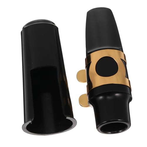 Vaguelly アルトサックス用マウスピース プラスチック製 楽器アクセサリー 音色向上に 音楽練習用 リード付き