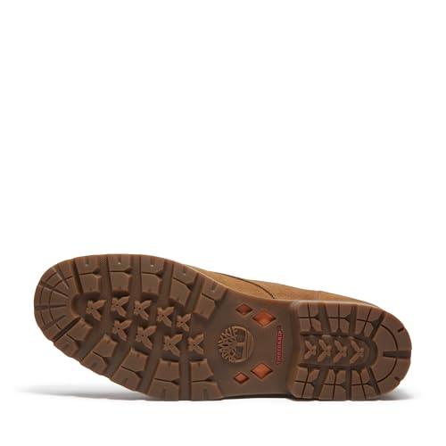 Timberland Men's Britton Square Mid Lace-Up Boot, Rust Suede, 11.5 Wide - Image 4