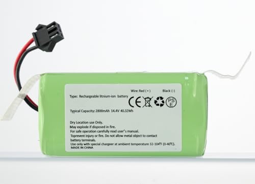 AUZNQEV N79 2800mAh Replacement Battery for Eufy RoboVac 11 11S Max 12 15C 15T 25C 30C 30 35C G30 G10 Hybrid, Ecovacs Deebot N79 N79S Deebot 500 600 DN622 Robot Limpiador al vacío