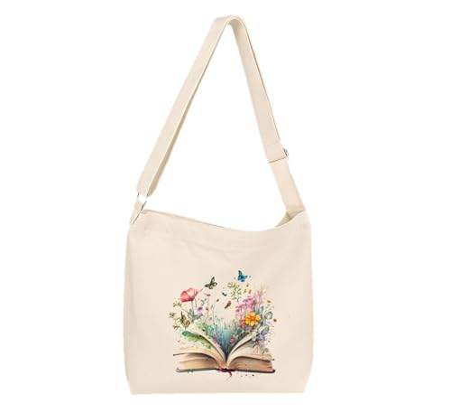 Image of Lify Women's Retro Large Size Canvas Shoulder Bag Hobo Crossbody Handbag Casual Tote - 1 Piece