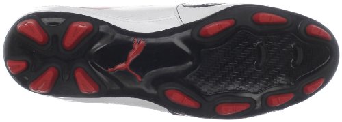 PUMA PUMA Men's V5.10 II I FG-M, White/Pompeian Red/Black, 13 D US