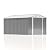 Patiowell 12 x 8 FT Outdoor Storage Shed, Steel Shed Storage House with Design of Lockable Doors, Utility and Tool Storage for Garden, Patio, Backyard, Outside use, Gray